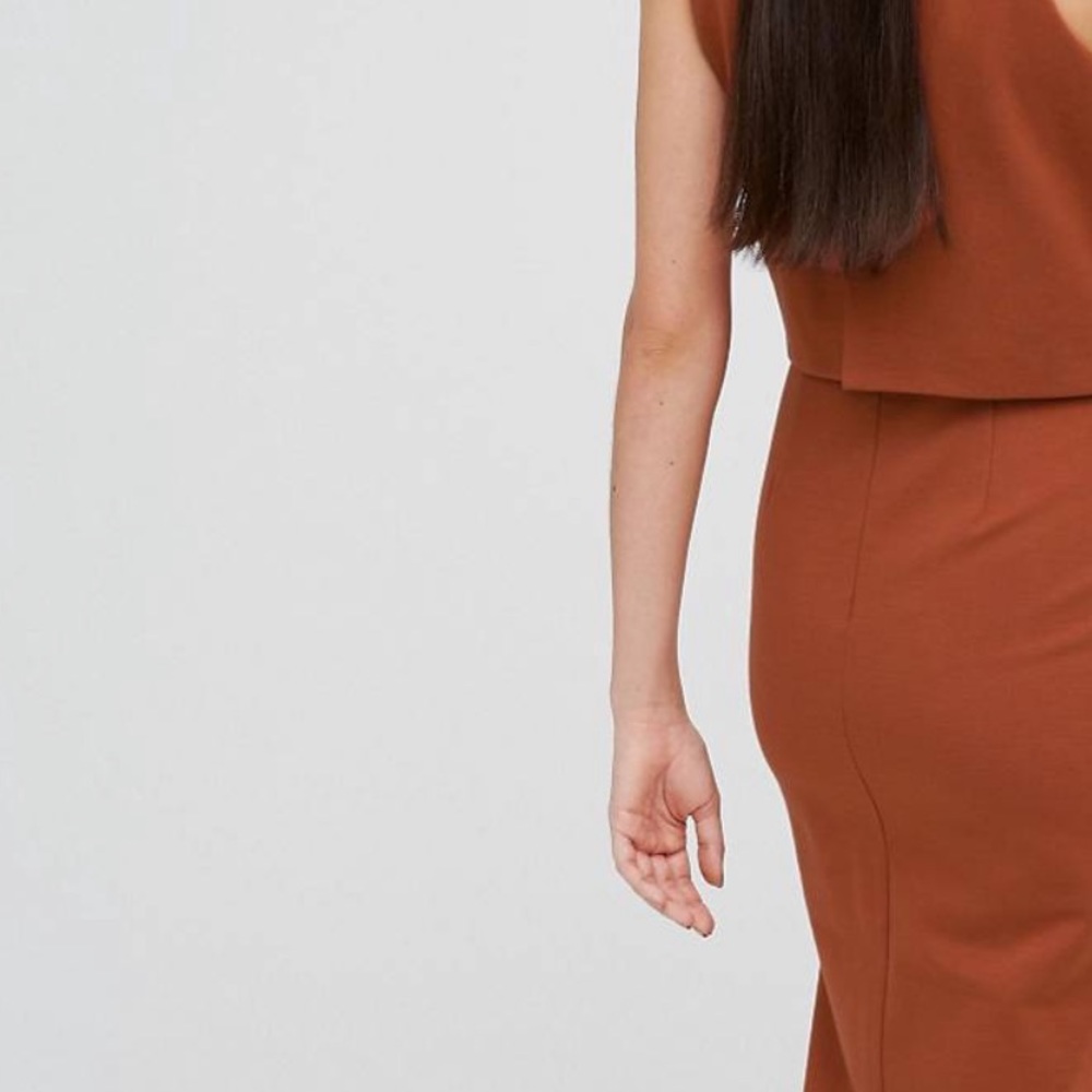 Caramac/Rust Dress ASOS - Picture 3 of 3